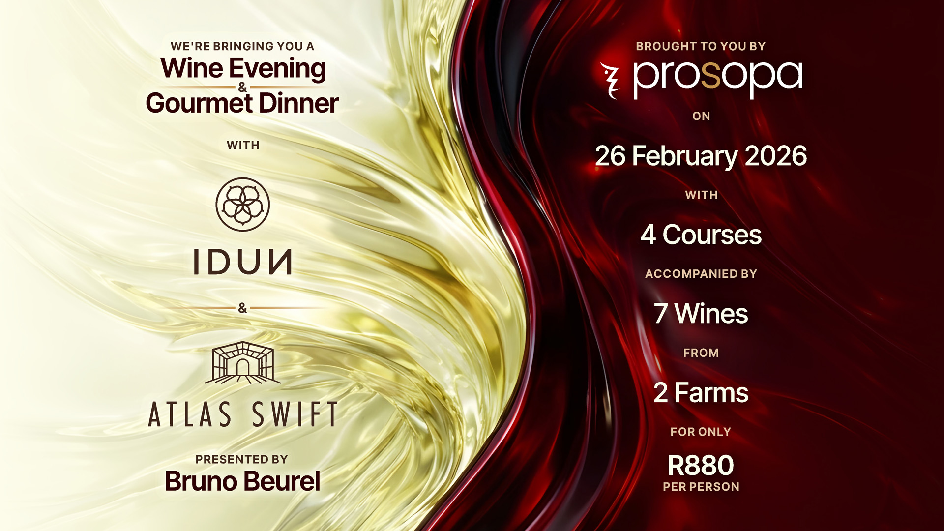 Idun & Atlas Swift Wine Dinner 26-02-2026