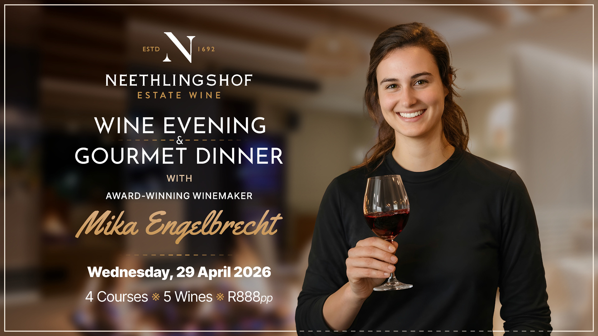 Neethlingshof Wine Evening 2026.04.29