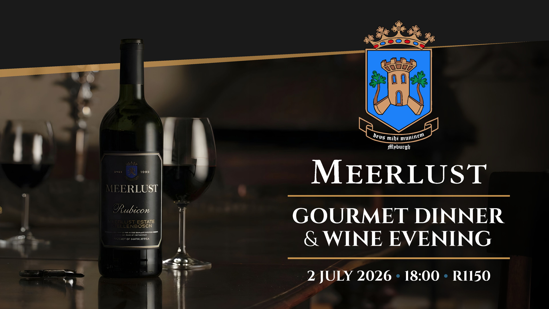 Meerlust Wine Evening & Gourmet Dinner 2026-07-02 Meerlust Wine Evening & Gourmet Dinner 2026-07-02