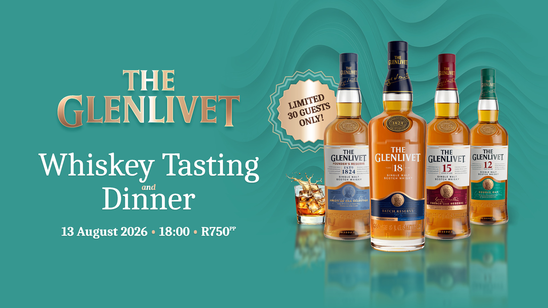 The Glenlivet Whisky Tasting & Dinner